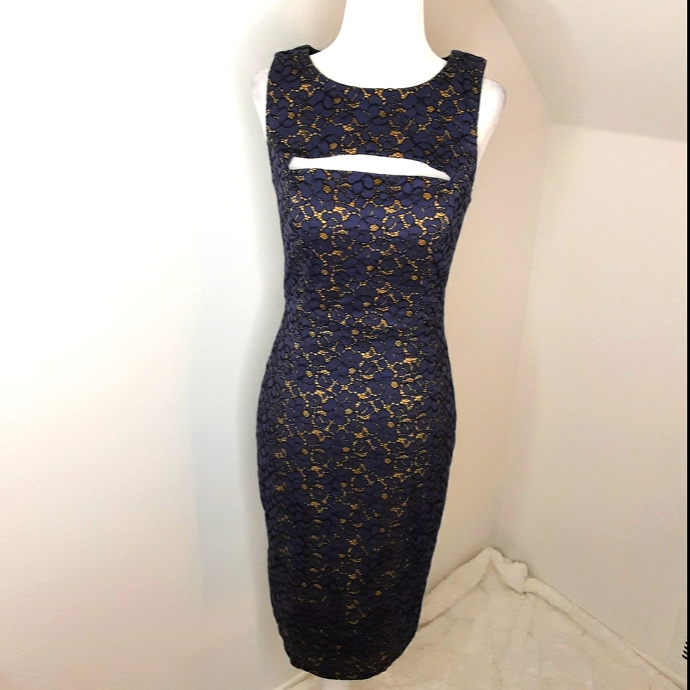 Black Halo lace Addison dress size 2